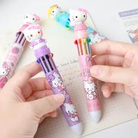 Nuevo Sanrio 18/36pcs Bolígrafo De Punto De Sombra 0.7mm Hello Kitty 10-colores Dibujo Animado Para Escritura Estudiantes Suministros Escolares Y Oficina - details 4