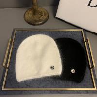 Gorro De Piel De Conejo De Nueva Moda 2024 Para Mujer Con Cabello Largo Caliente Y Suave Gorro De Invierno De Color Sólido Simplicidad Y Calidez Para Exterior - details 24