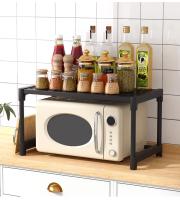 Estante de almacenamiento de cocina multicapa, organizador de condimentos, estante para microondas, estantes de almacenamiento simples para encimera, accesorios de cocina - details 2