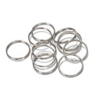50pcs Conector De Llavero Para Fabricación De Llaveros DIY Hallazgos Metálicos De Plata De Titanio Para Toda La Vida - details 5