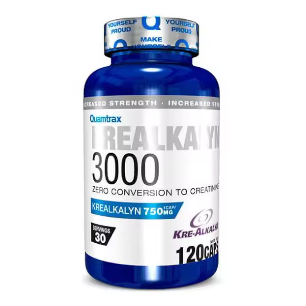 KRE-ALKALYN® 3000 - 120 CÁPSULAS Creatina Alcalina Mejorar la fuerza, resistencia y rendimiento físico - 1