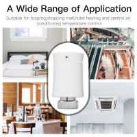 Actuador De Válvula De Radiador MOES TRV ZigBee 3.0 Tuya Termostato Inteligente Programable Control De Temperatura Calentador Alexa Voz - details 11