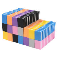 500Pcs Mini Linterna De Uñas Con Bloque De Fichas 100/180 Y Esponja De Lijado Multicolor Herramientas De Arte De Uñas Para Manicura En Salón - details 1