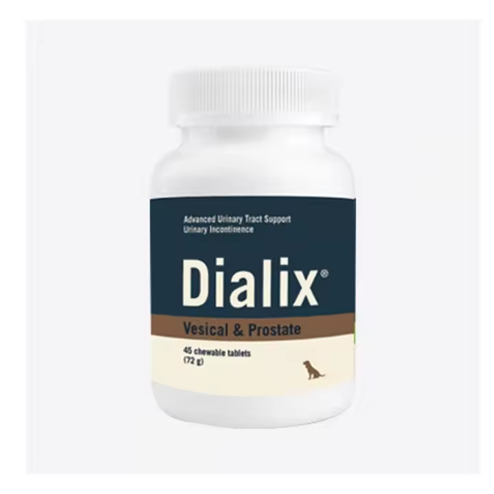 DIALIX® Vesical & Prostate 45 comprimidos Vetnova suplemento para reforzar la musculatura de la vejiga para perros - 1