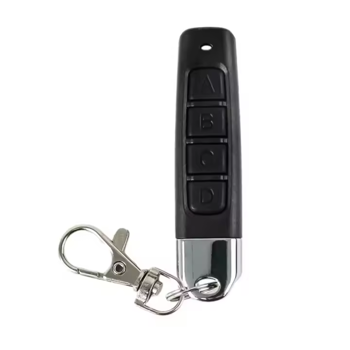 Control Remoto Universal Para Puerta De Garage 433MHZ Transmisor De 4 Canales Llave De Cadenas Duplicador De Código - 1