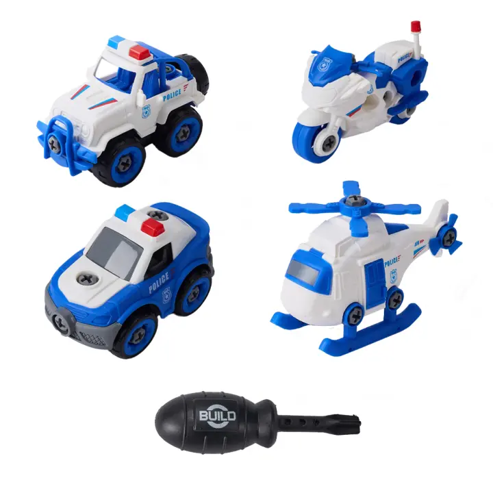 Juguetes Para Niños Vehículos DIY De Montaje Con Set De Herramientas Llave De Seguro Regalo De Navidad Cumpleaños Presente - 1