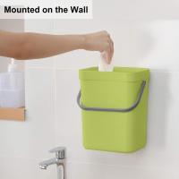 Pequeño Cenicero De Plástico Con Tapa Para Cocina Y Baño Recipiente De Basura Ecológico Montable Sobre El Fregadero Para Desperdicios Alimentarios - details 14