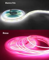 Tira De Luz LED COB 12V Alta Densidad 320LEDs/m RA90 Calor Natural Frío Rojo Azul Hielo Amarillo Rosa Flexible Para Iluminación Lineal - details 7