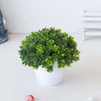 Bonsái Artificial Energético Decorativo No Desvaneciendo Planta Verde Para Mesa Centro De Oficina Decoración Imitación - details 7