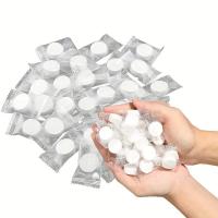 Toallas Comprimidas Desechables 25/50/100PCS Para Viajes Limpieza Facial Maquillaje Portátiles Mini Monedas Toallas De Algodón Suaves Y Absorbentes - details 7