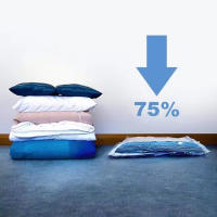 Bolsas vacio para ropa, (PACK DE VARIOS TAMAÑOS A ELEGIR) bolsas salva epacio, bolsas de almacenaje al vacio, transparentes, para guardar ropa, almohadas, mantas, varios tamaños. Maxia Market - details 2
