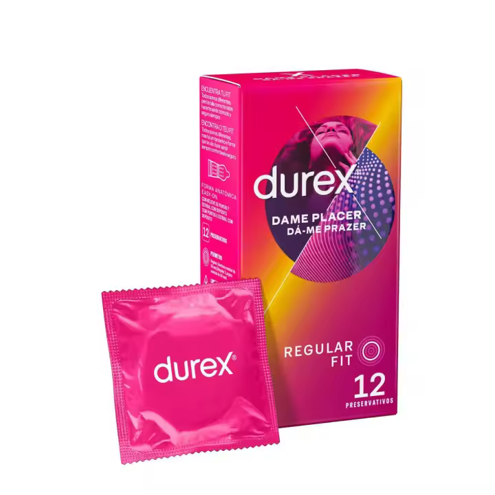 Durex preservativos dame placer 12 unidades - 1