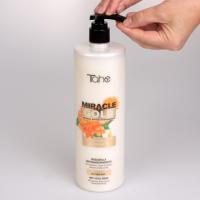 Tahe Miracle Gold Mascarilla antiencrespamiento cabellos finos 1000 Ml. - details 3