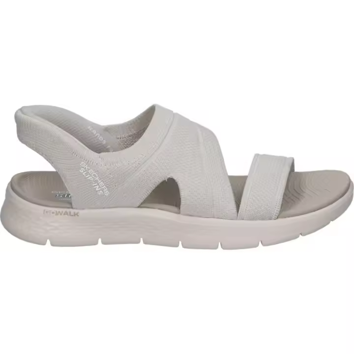 SKECHERS | Sandalias Skechers Slip-ins GO WALK Flex Sandal Enticing para Mujer – Sandalia Plana en Color Blanco – Sandalia Slip ins – Sin Cierre – Go Walk – Cómodas y Versátiles – Modelo 141482-NAT - 1