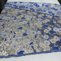 Tela De Encaje Africano De Alta Calidad 5 Yardas Brocado Nigeriano Jacquard Demask Francés Para Costura Vestidos De Fiesta Para Mujeres - details 12
