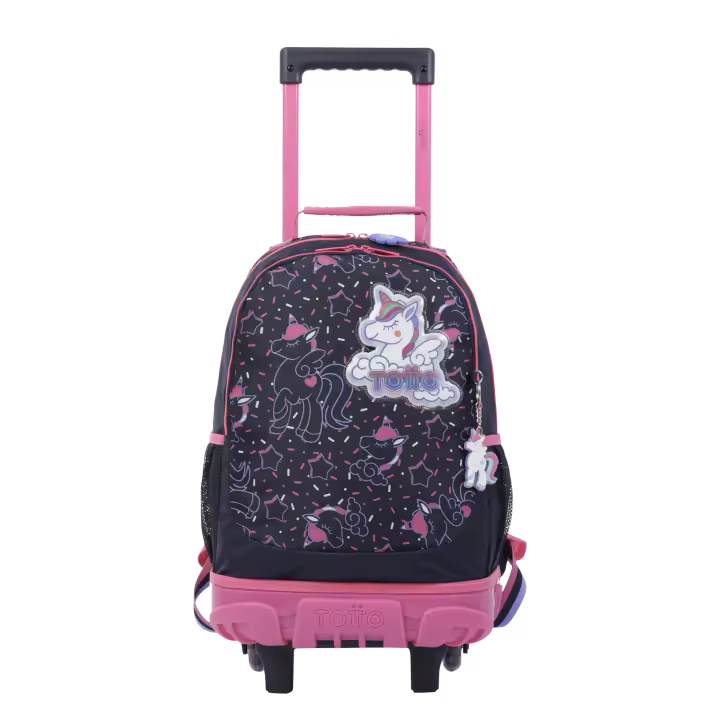 Totto Mochila infantil ruedas  -Dimensiones:27.5 x 41 x 12 cm-Material: Poliester - 1