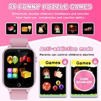 Reloj inteligente para niños con 26 Juegos Educativos, Cámara con Pantalla tacthil HD, podómetro, Gift de cumpleaños para niños de 8, 9 y 10 años no admite Llamadas; - details 2
