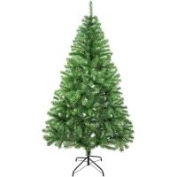 Árbol de Navidad Artificial Abeto de Hoja Espumillón 120-210cm Arboles C/Soporte Metálico - details 0