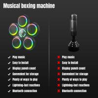 Máquina de boxeo de música inteligente para adultos y niños, entrenador de Boxeo Deportivo, Ejercicio en casa, respuesta, entrenamiento de boxeo, objetivo de pared, nuevo - details 4