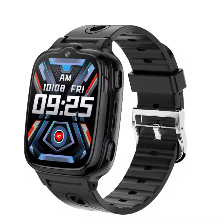 Reloj inteligente W19 para niños, 4G, desbloqueado, con videollamadas, rastreador GPS, juegos de aprendizaje, pantalla de 1,83", función antipérdida - 1
