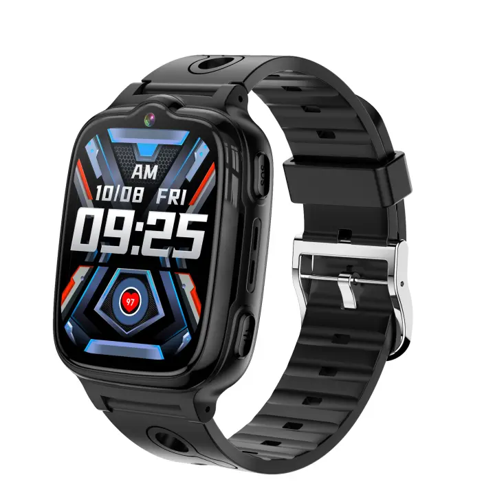 Reloj inteligente W19 para niños, 4G, desbloqueado, con videollamadas, rastreador GPS, juegos de aprendizaje, pantalla de 1,83", función antipérdida - 1