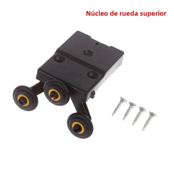 Kit De Ruedas Para Puerta Deslizante De Armario Top/Bottom Side-mounted Hanging Sliding Pulley Open Wheel Para Armario - 1