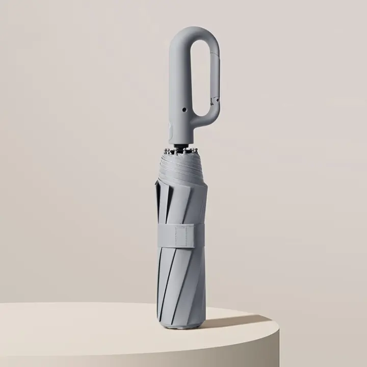 Paraguas Automático De Gran Tamaño Reforzado Resistente Al Viento Y La Lluvia UV-Resistente Doble Propósito Con Hebilla RING - 1
