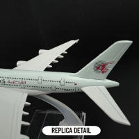 Replica De Avión Qatar Airlines A380 En Escala 1:400 De Metal Modelo Miniatura Para Niños Y Decoración Del Hogar Para Niños Y Niñas - details 4