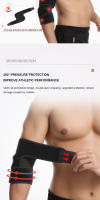 Ajustable AOLIKES 1PCS Soporte De Rodilla Para Baloncesto Deporte Elasticidad Protector Contra Lesiones Alivio Del Dolor - details 3