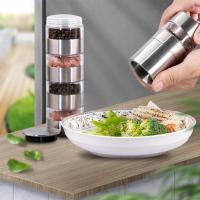 Om Home Salero 5 en 1 con molinillo - ideal para la cocina y para acampar - 5 piezas - details 4