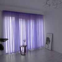Cortina De Tules Sólida Y Transparente 100x200cm Para Sala De Estar Y Dormitorio Panel De Cortina Exterior Moderno Sin Doble Capa Ni Aislamiento Solar - details 2
