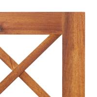 vidaXL Arriate con enrejado madera maciza de acacia 85x38x150 cm - details 5