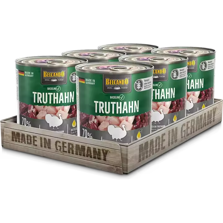 BELCANDO Baseline - Comida húmeda premium para perros de alta calidad (paquete de 6 latas) - 1