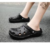 Clogs De Verano Para Hombre Sandalias Transpirables Negras Y Marrones Zapatos De Playa Y Jardín Slip-On Cómodos Y Resistentes - details 8