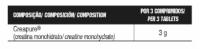 Creatine 1000mg 60 Cápsulas - Gold Nutrition - details 1