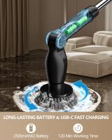 Cepillo De Limpieza Eléctrico Ajustable En Ángulo Con 8 Funciones Herramientas De Limpieza Para Baño Y Cocina Sin Cable - details 5