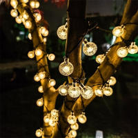 Luces De Cadena Solar LED 5m 20LED Luz Cálida Impermeable Para Decoración De Jardín Bodas Y Navidad Lámpara De Exterior - details 9