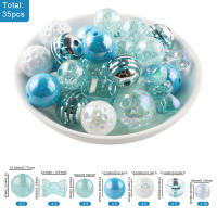 35Pcs/Bag De Cuentas De Acrílico Para La Creación De Joyas DIY Cuentas Sueltas Para Llaveros Pulseras Y Collares Hechas a Mano Accesorios De Manualidades - details 11