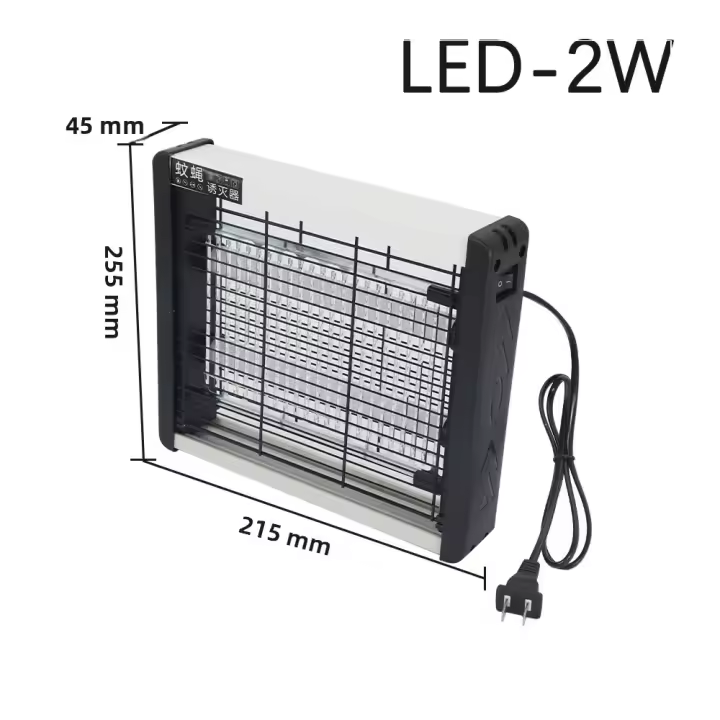 Matriculador Electrónico De Insectos 2W 4W 6W Con Lámpara Nocturna LED Mosquitera Eléctrica Para El Control De Plagas - 1