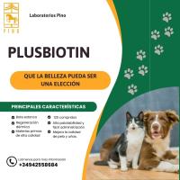 PLUSBIOTIN. Suplemento de biotina para perros y gatos de Laboratorios Pino.  Mantenimiento del pelo y uñas en perros y gatos. - details 0