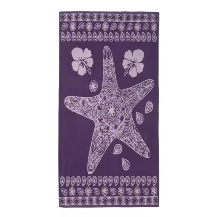 Novotextil Toalla de Playa Jacquard 170x 90 cm con Colores Vivos Estampados Modernos Toalla Grande de Alta Calidad Suave Absorbente Resistente Ideal Verano Piscina Vacaciones Camping o Spa Diseño Original Elegante Secado Rápido Tejido - 1