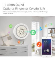 NEO Coolcam Sirena Inteligente Tuya Wifi Con Sensor De Temperatura Y Humedad Compatible Con Echo Google Home Asistente - details 6