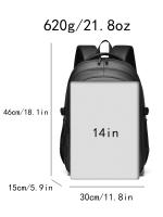 Mochila Ligera Para Hombre Con Gran Capacidad Para Viajes De Negocios Y Transporte Diario. Estilo Moderno Y Atractivo. Impermeable. Con Compartimento Para Computadora. - details 0