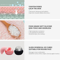 1pc Rodillo De Hielo Para Rostro Y Ojos Herramienta De Cuidado De La Piel Rodillo De Belleza Facial Molde De Hielo De Silicona - details 4