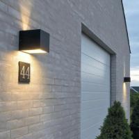 Lámpara De Pared LED IP65 Para Exteriores Luz De Porche Balcón Jardín Pasaje Decorativa Iluminación Interior Lámpara De Borde AC110V 220V Aluminio - details 10