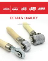 Herramienta De Rodillo Para Silenciar Sonido De Audio De Coche Herramienta De Presión Manual Para Ruedas De Automóvil Con Mango De Metal Y Madera - details 9