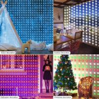 Cadena De Luces LED Para Cortinas RGBIC Con Enchufe USB Y Control Remoto Bluetooth APP Iluminación Para Decoración De Habitaciones IP65 Impermeable - details 7