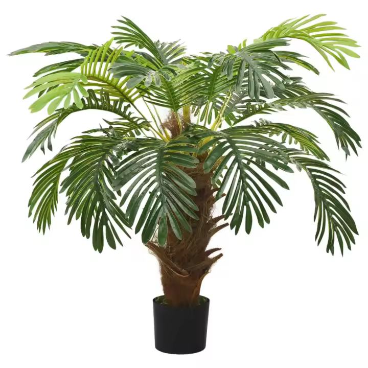 Palmera Cycas artificial con macetero 90 cm Verde - 1