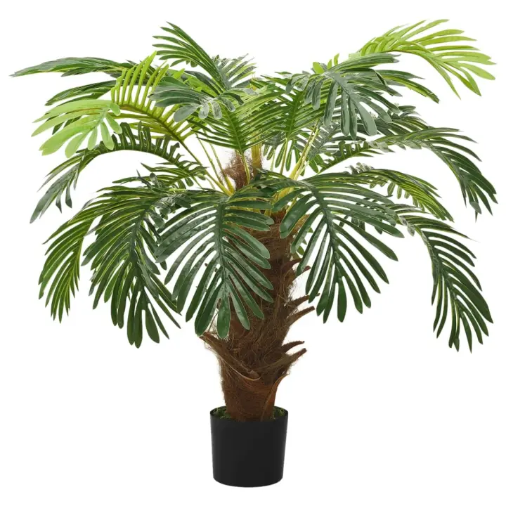 Palmera Cycas artificial con macetero 90 cm Verde - 1