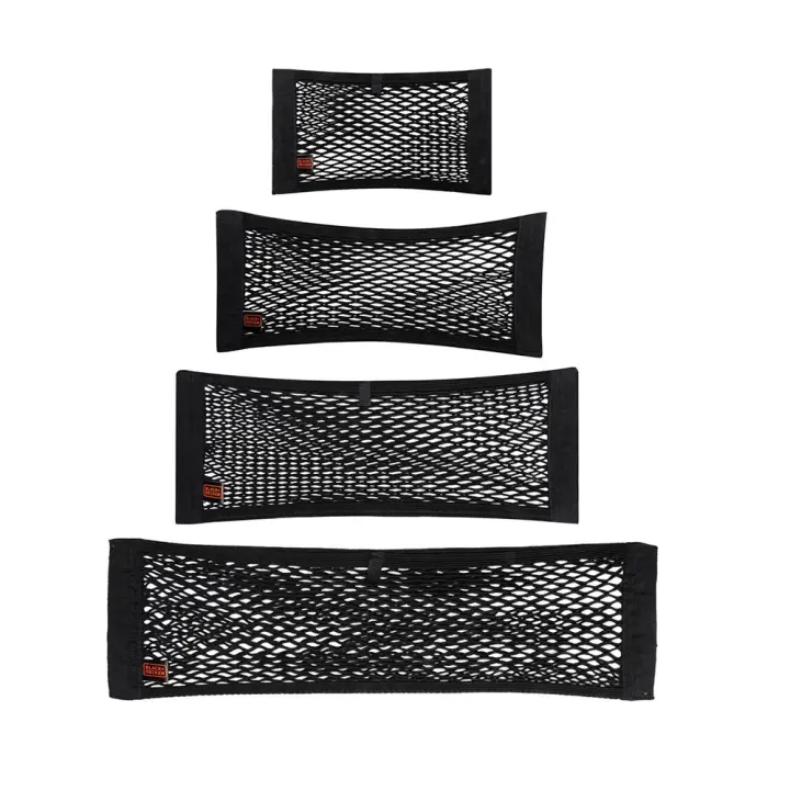 Red de almacenamiento para automóvil 4 piezas black+decker - 1